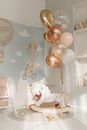Balloons Beside the Wall
