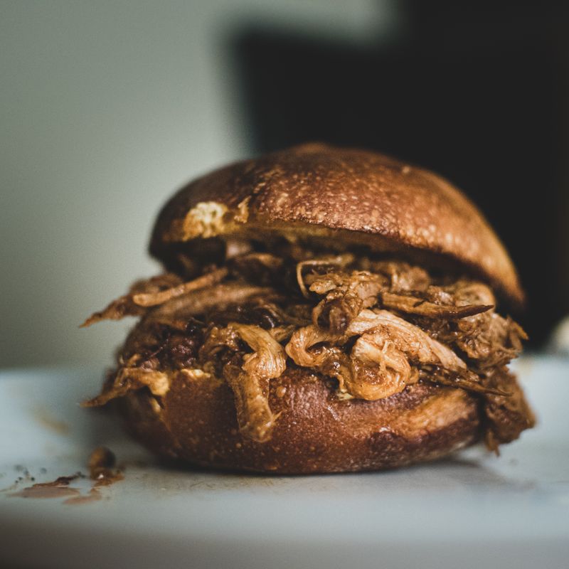 Slow Cooker Pulled Pork Sandwiches with Crunchy Slaw