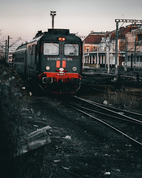 Black Train on the Rail Road