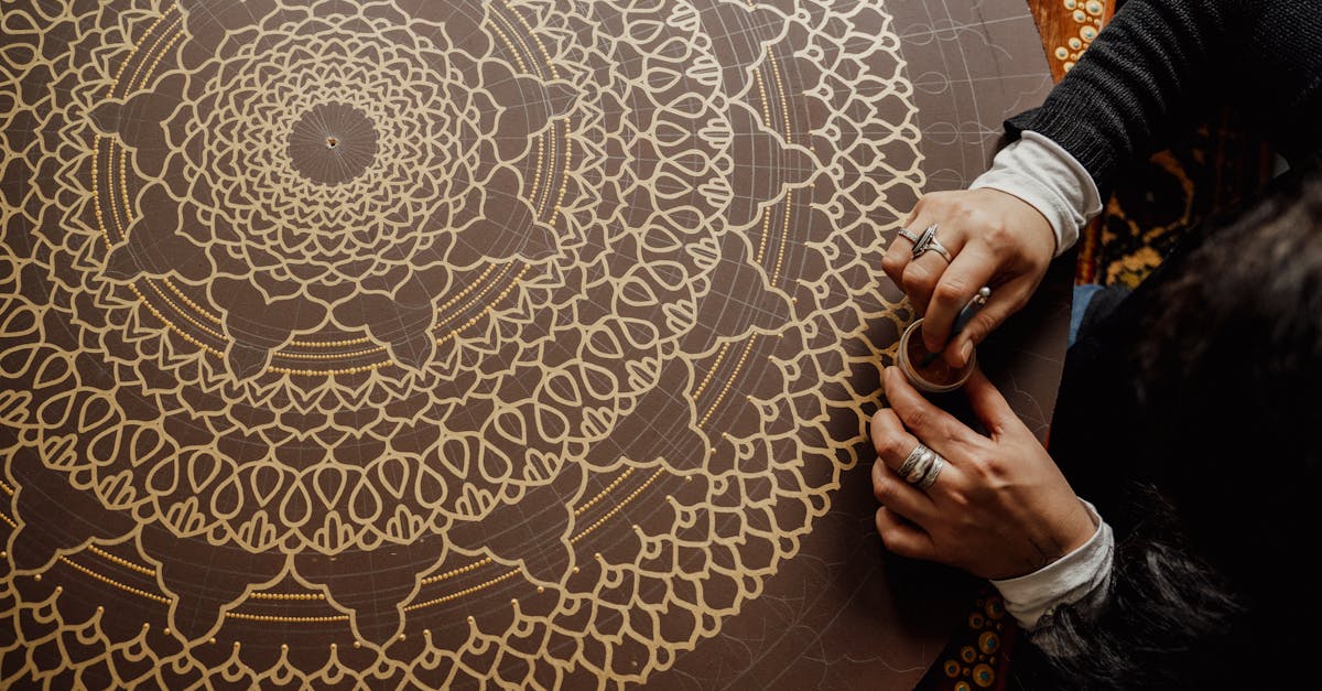 How to draw a mandala for beginners