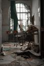 Brown Wooden Table and Chairs