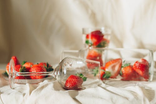 A Strawberry in a Glass