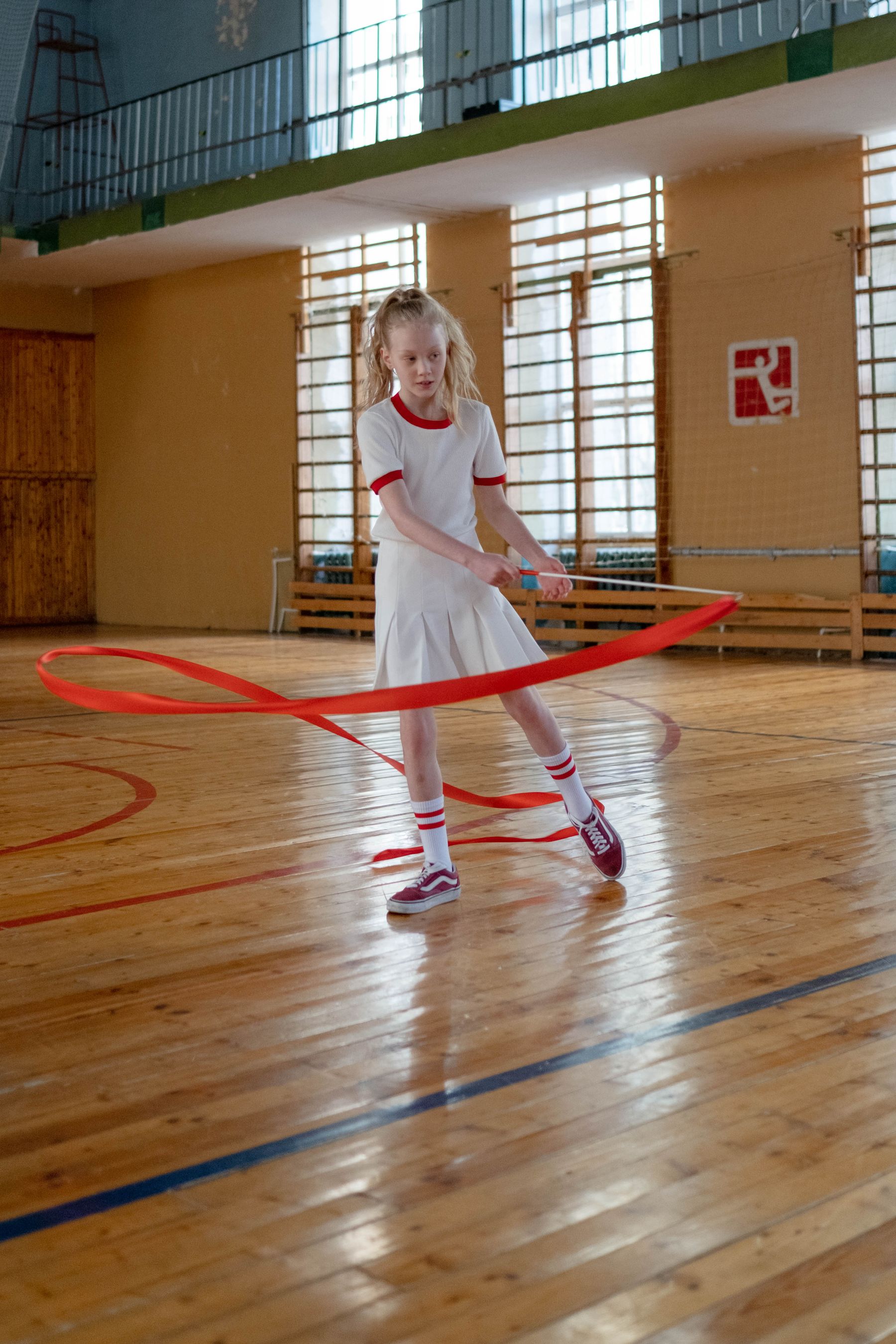 Rhythmic gymnastics athlete