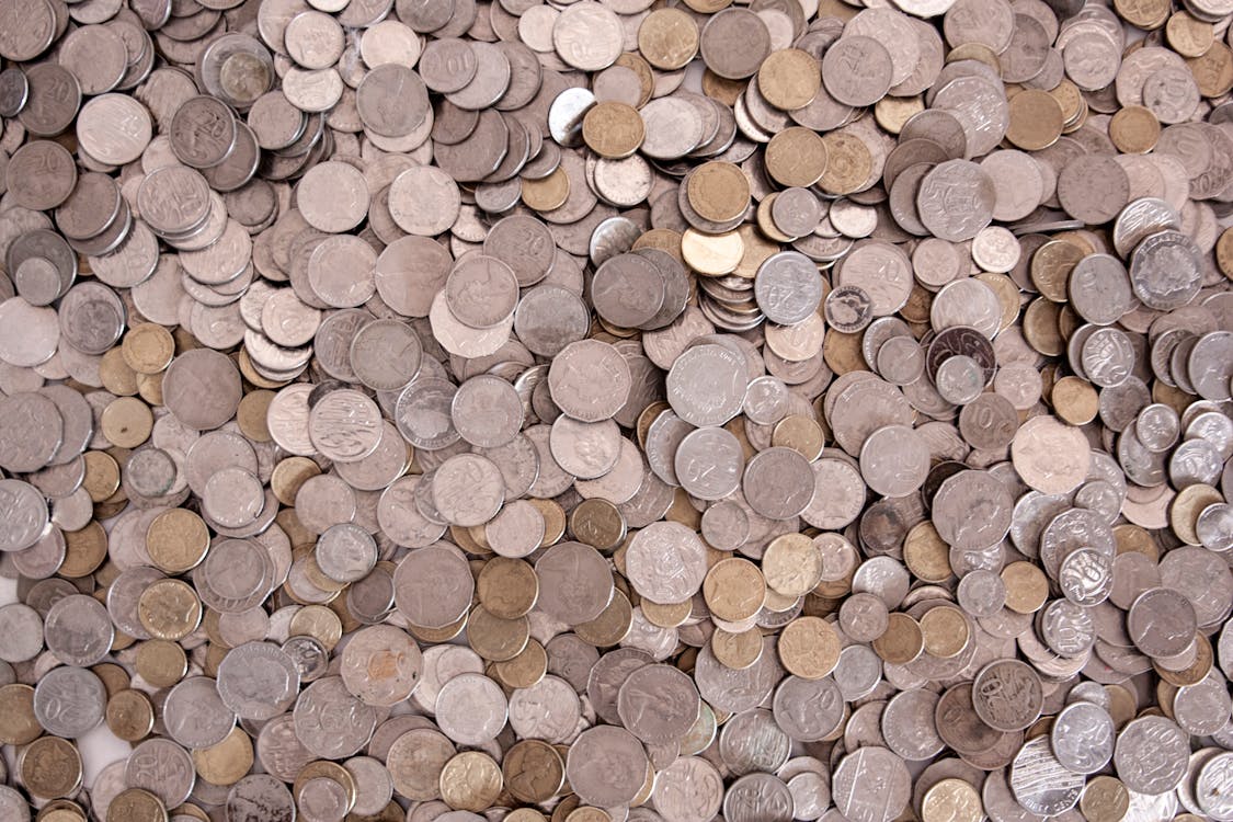 Бесплатное стоковое фото с австралийские монеты, Ассорти, вид сверху