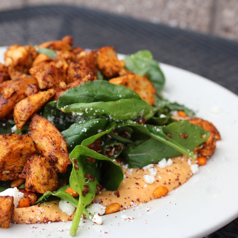 Greek Spinach and Pine Nut Stir-Fry with Feta