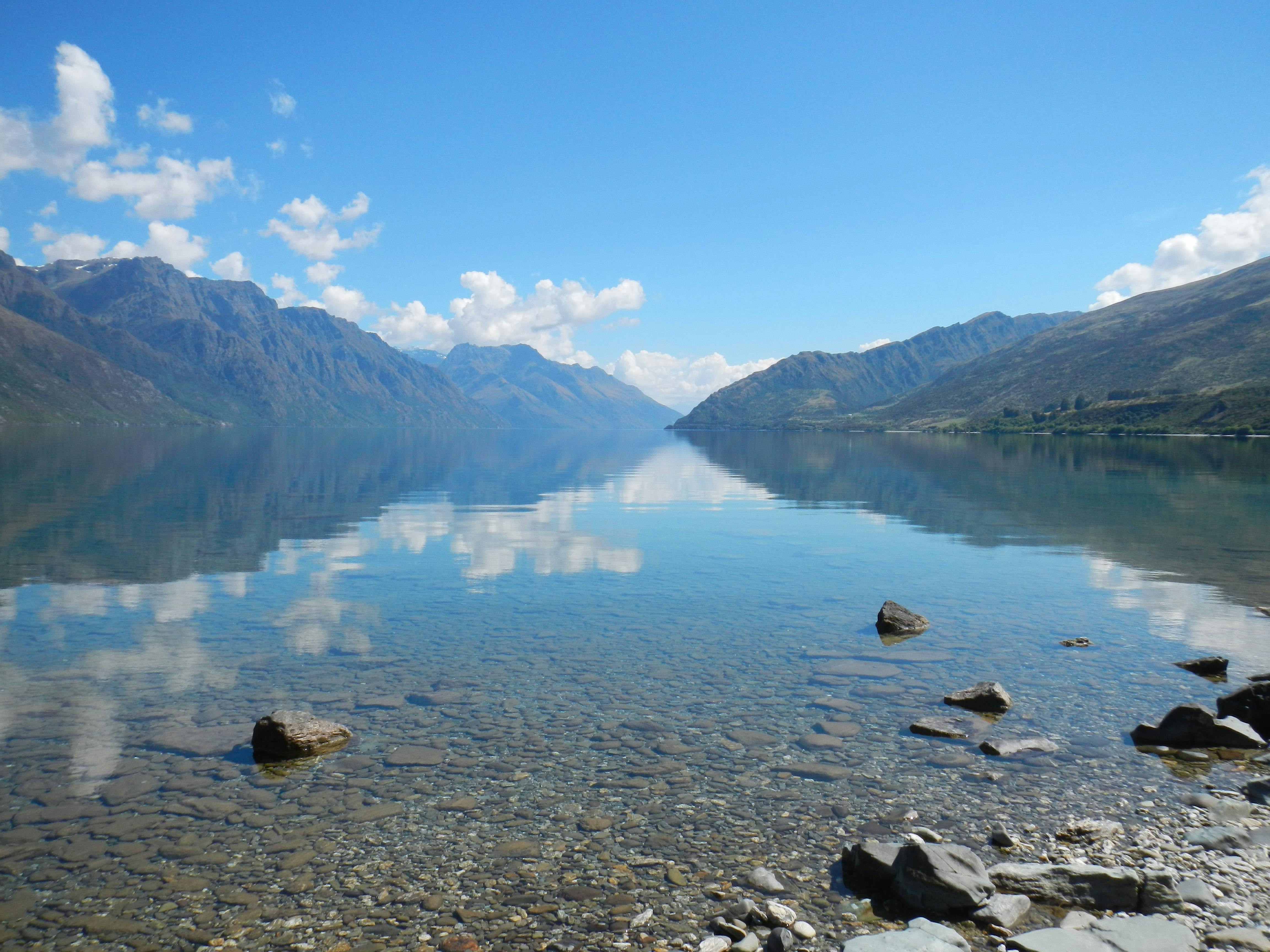 Free stock photo of lake wakatipu, nz