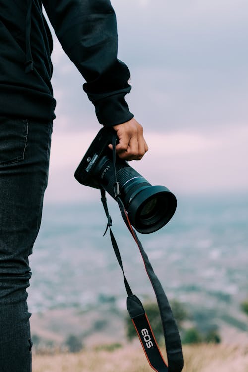 A Person Holding a Camera 