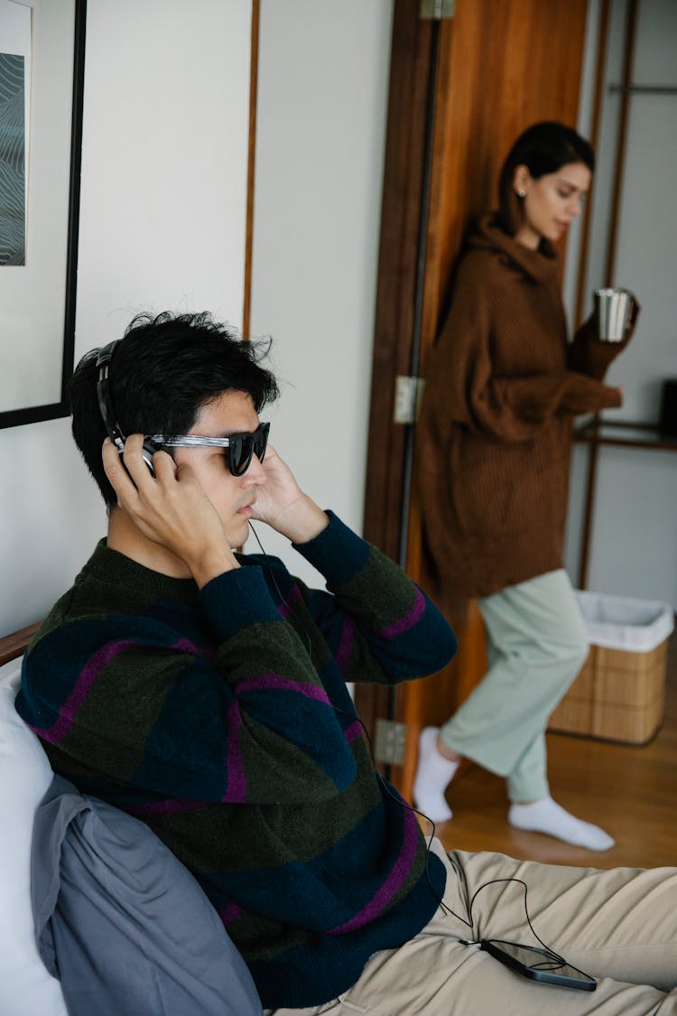 Photo Of Man Listening On Headphones