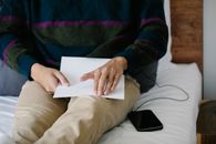 Photo of Person Using Braille Paper