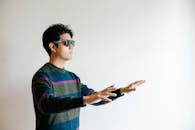 Photo of Man Groping in the Air