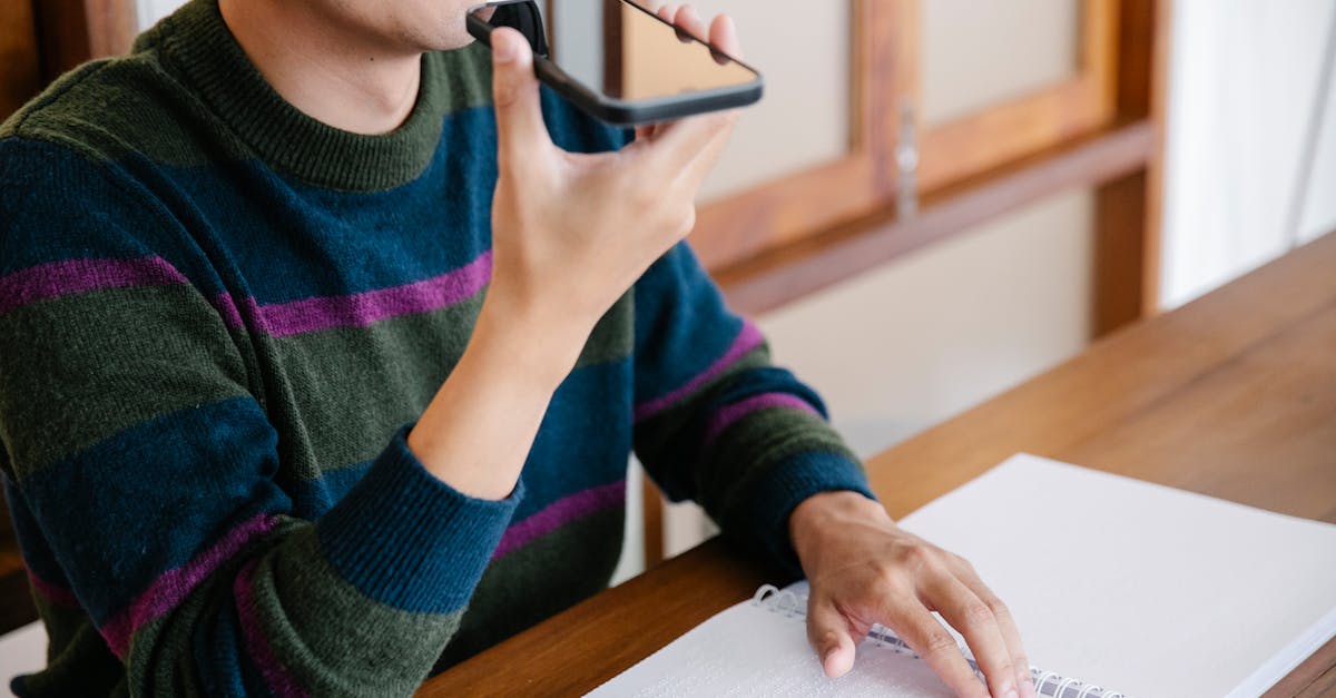 Voice Message Recording With A Person Speaking Into A Smartphone