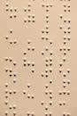 Close-Up Photo Of Braille
