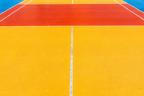 Free Colorful Tennis Court Stock Photo