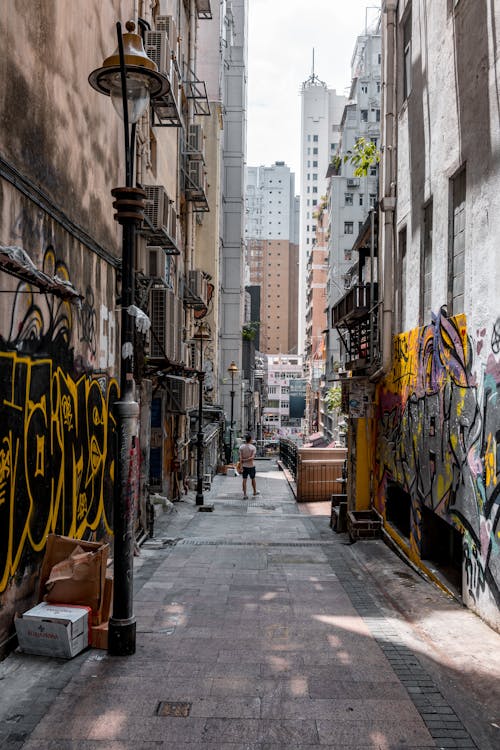 A Person Standing on the Street