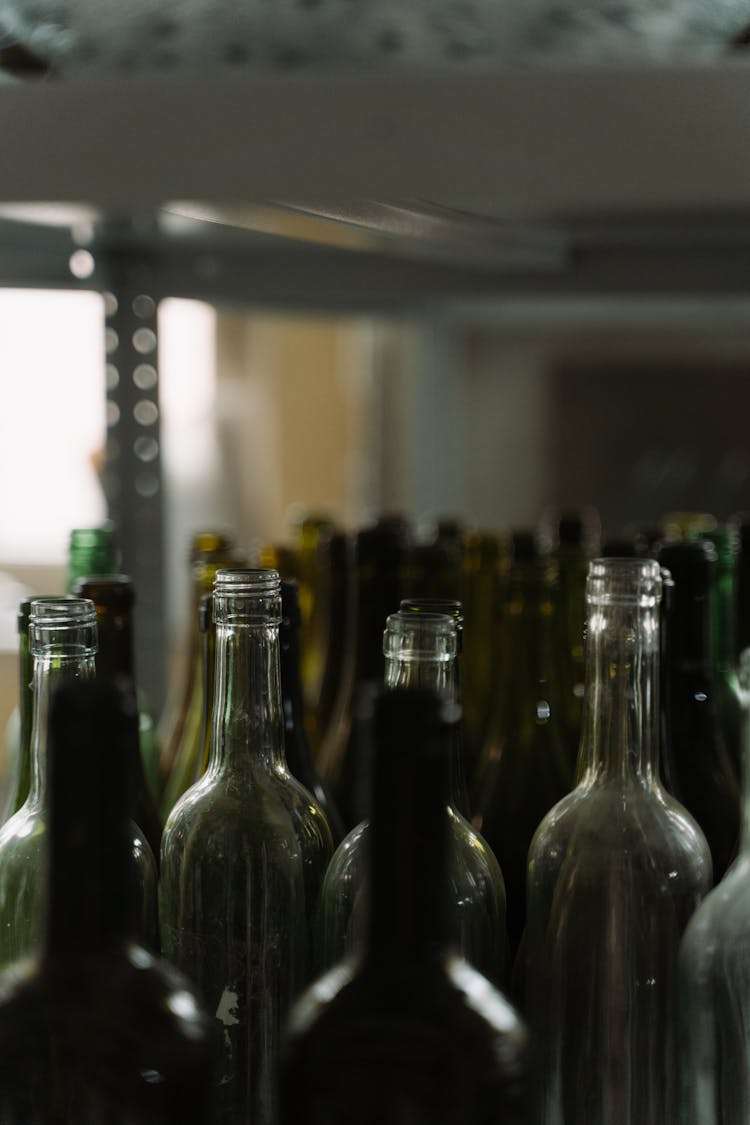 Empty Wine Bottles