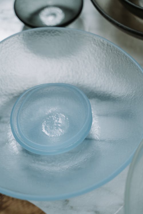 Close-up of a Glass Bowl 