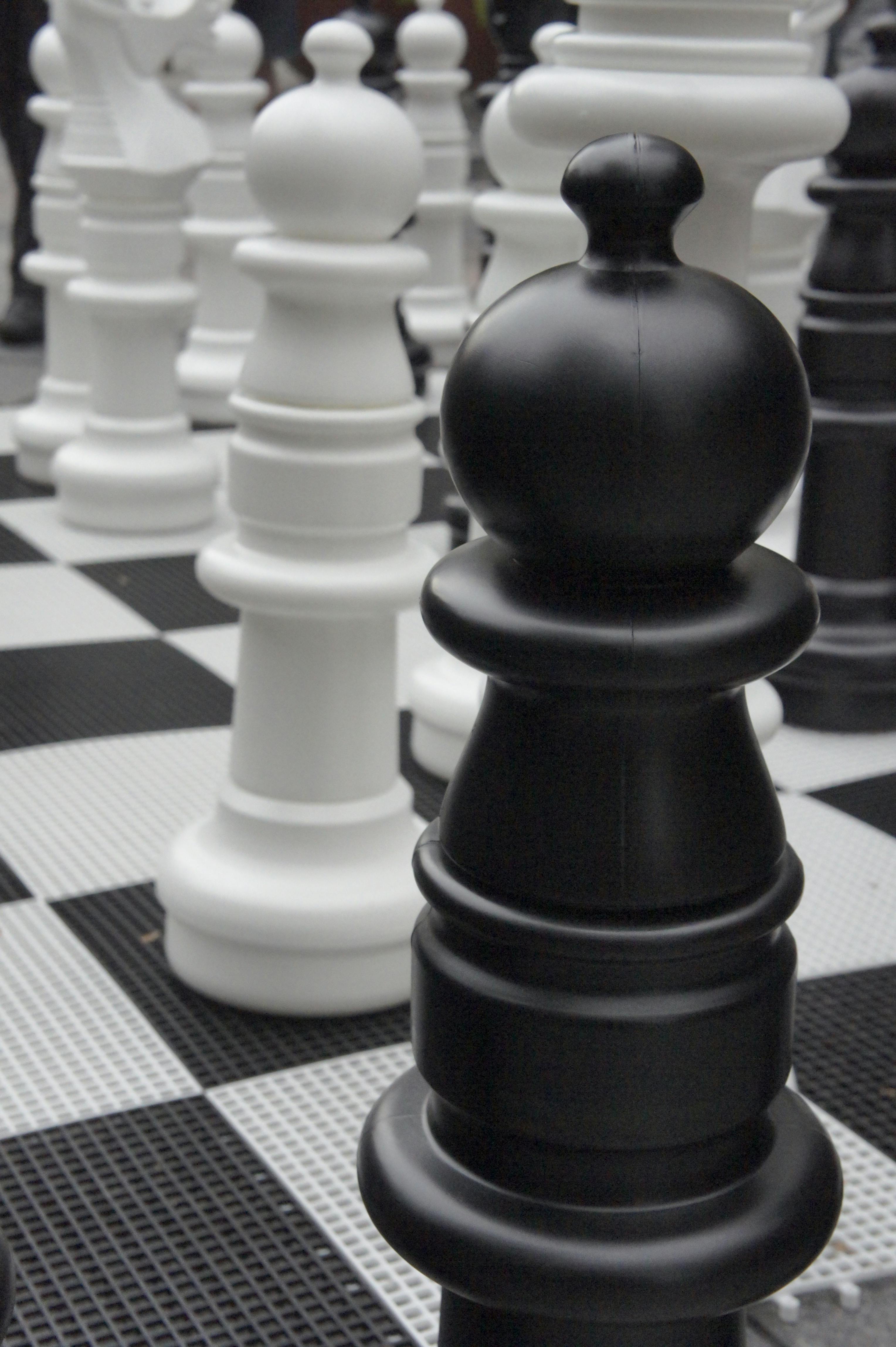 Free stock photo of black & white, chess, chessboard