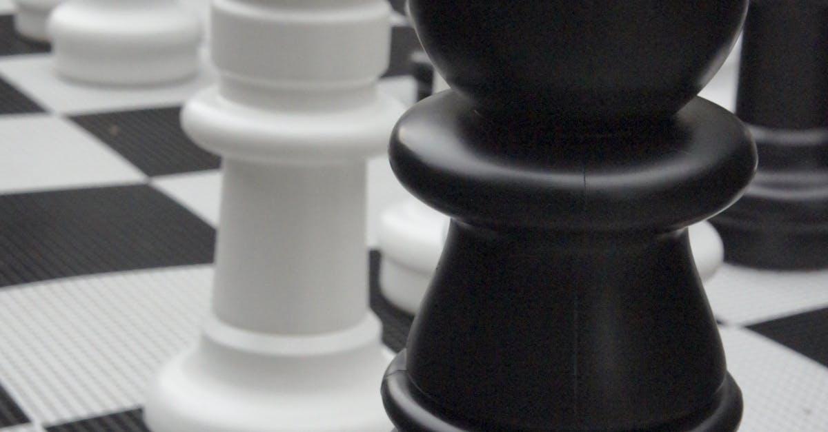 Free stock photo of black & white, chess, chessboard
