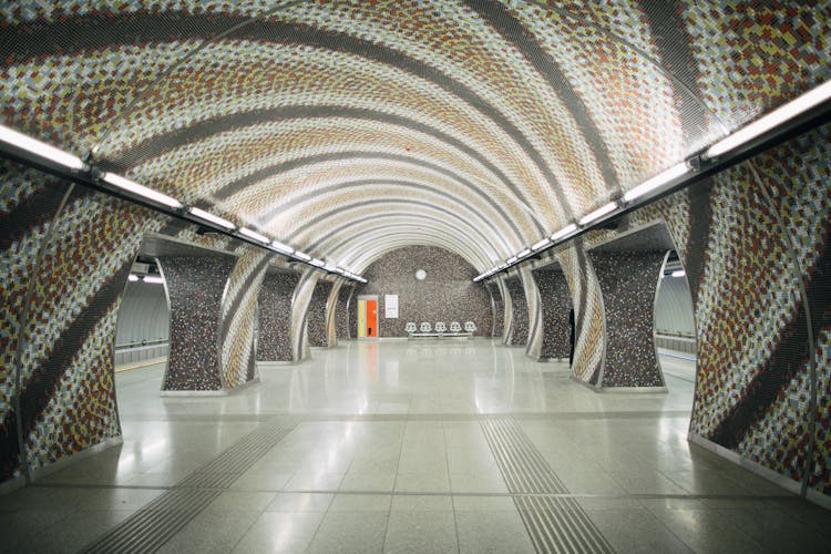 The Impressive Szent Gellert Ter Metro Station In Budapest, Hungary 