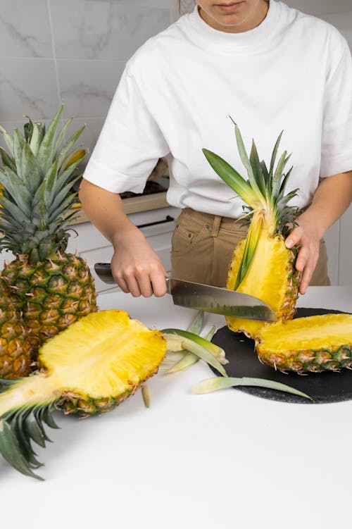 Imagine de stoc gratuită din a pregăti, acasă, ananas