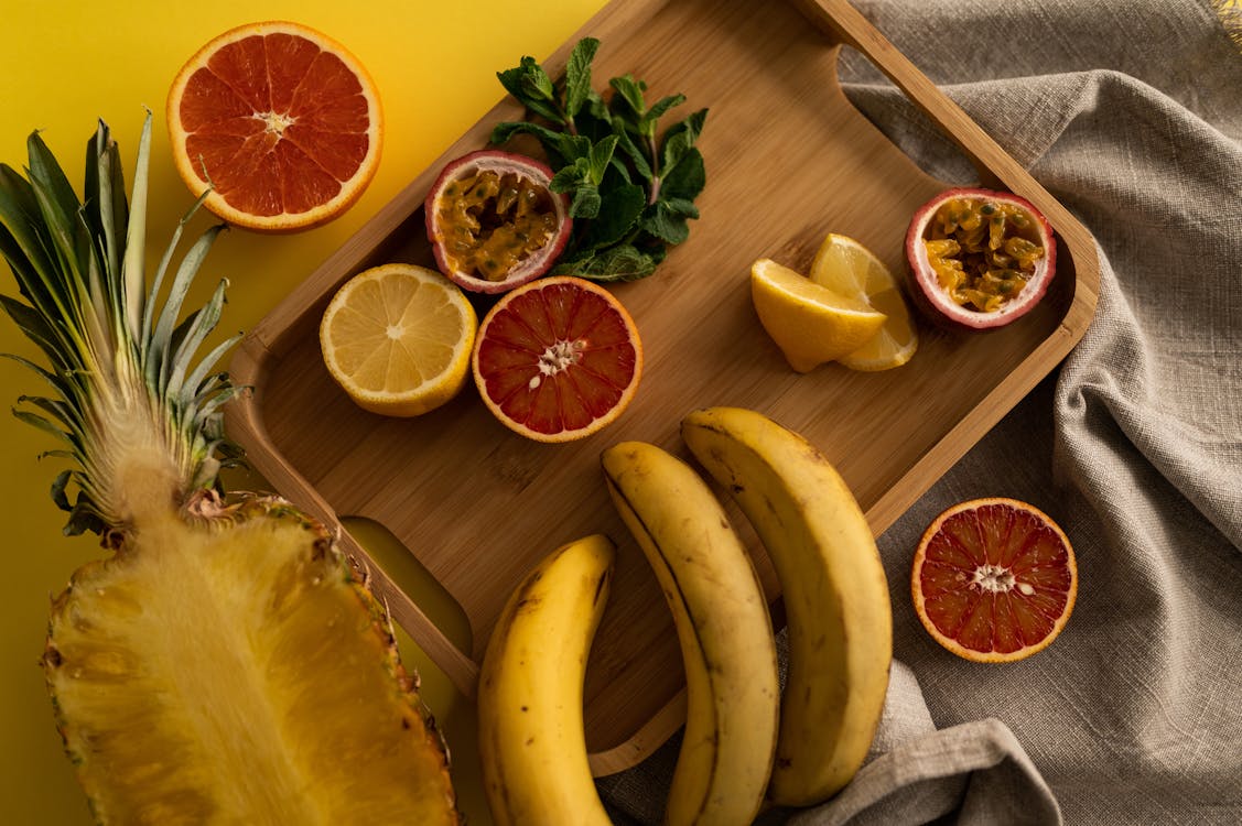Ingyenes stockfotó ananász, antioxidáns, banán témában