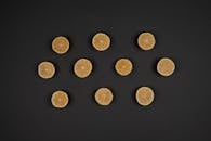 Backdrop of fresh lemon slices in rows