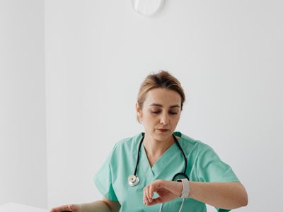 Doctor in online consultation