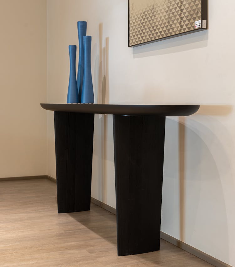 Black Wooden Console Table