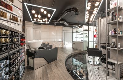 Salon interior and styling