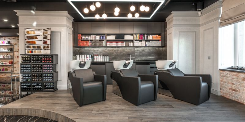 Salon interior at Yayas Beauty Center in Tampa