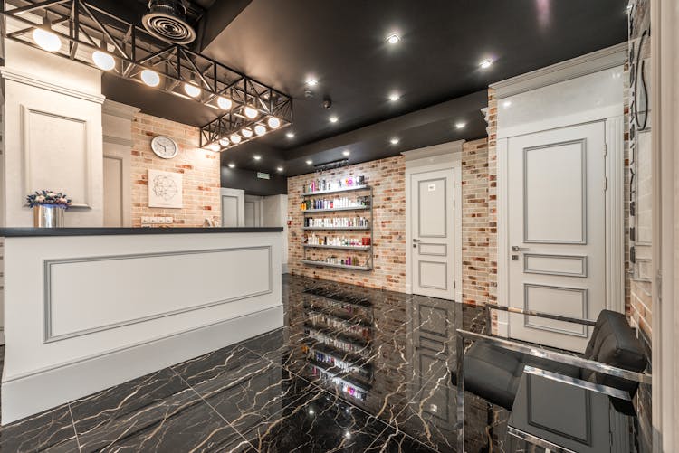 Reception Desk In Beauty Studio