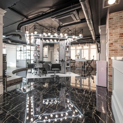 Salon interior at Shear Tallant