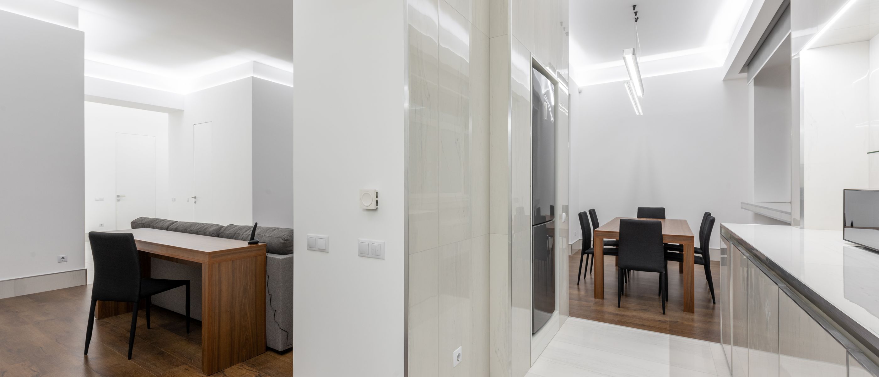 End of Tenancy Decorating in Tottenham Green — surfaces prepped and cut in by hand