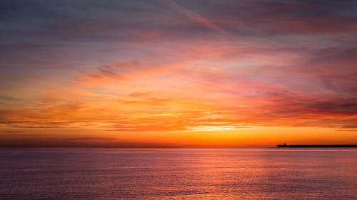 Безкоштовне стокове фото на тему «горизонт, ефектне небо, Захід сонця»