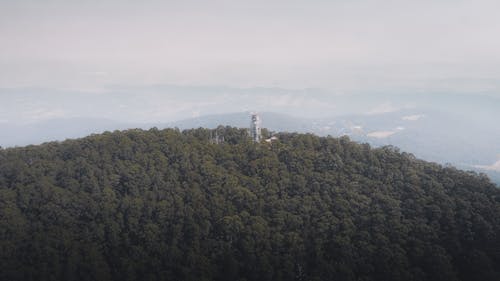 山丘, 景觀, 有霧 的 免费素材图片