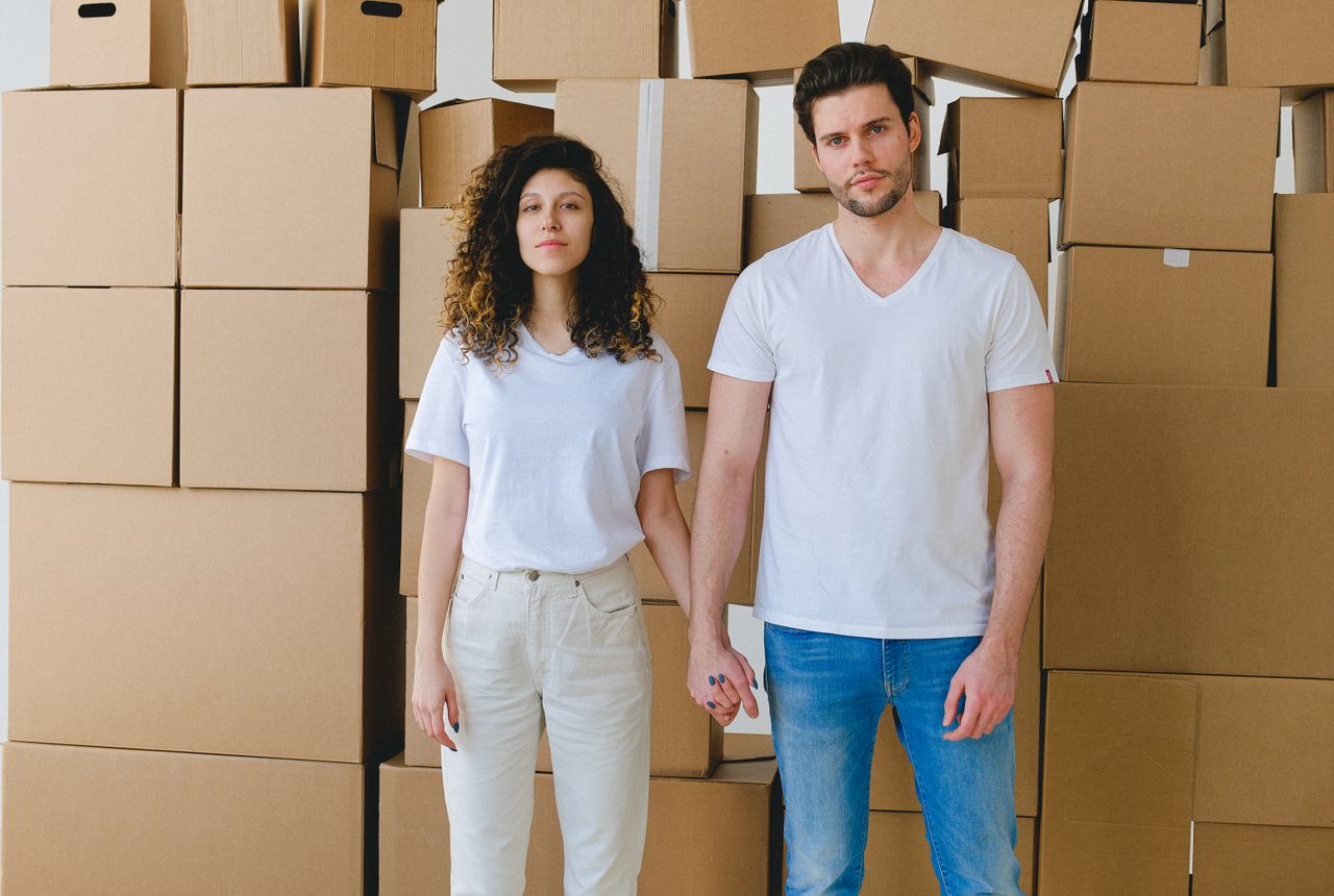 UK packing services — removals work in progress