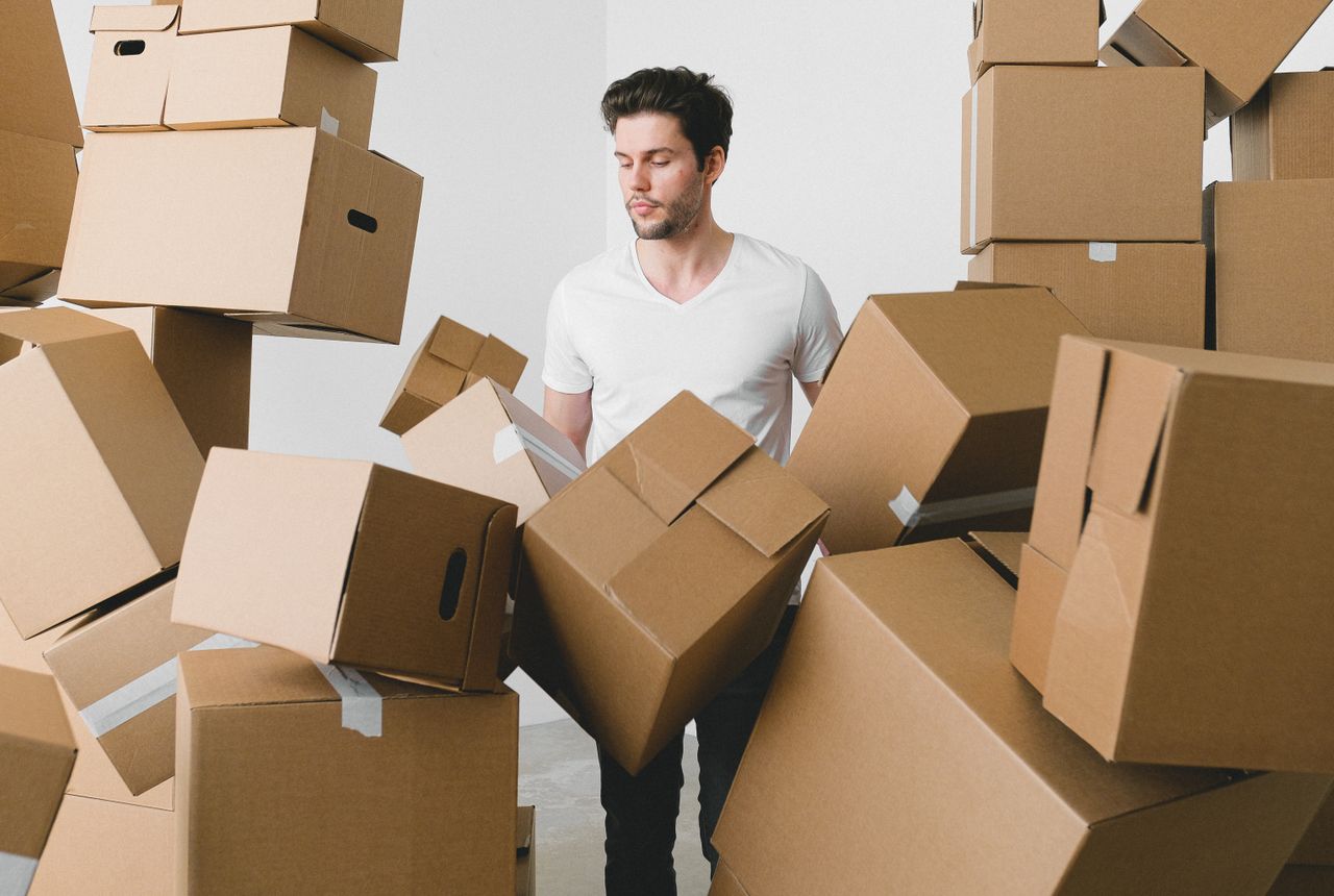 Storage & moves to storage Ashover — removals work in progress