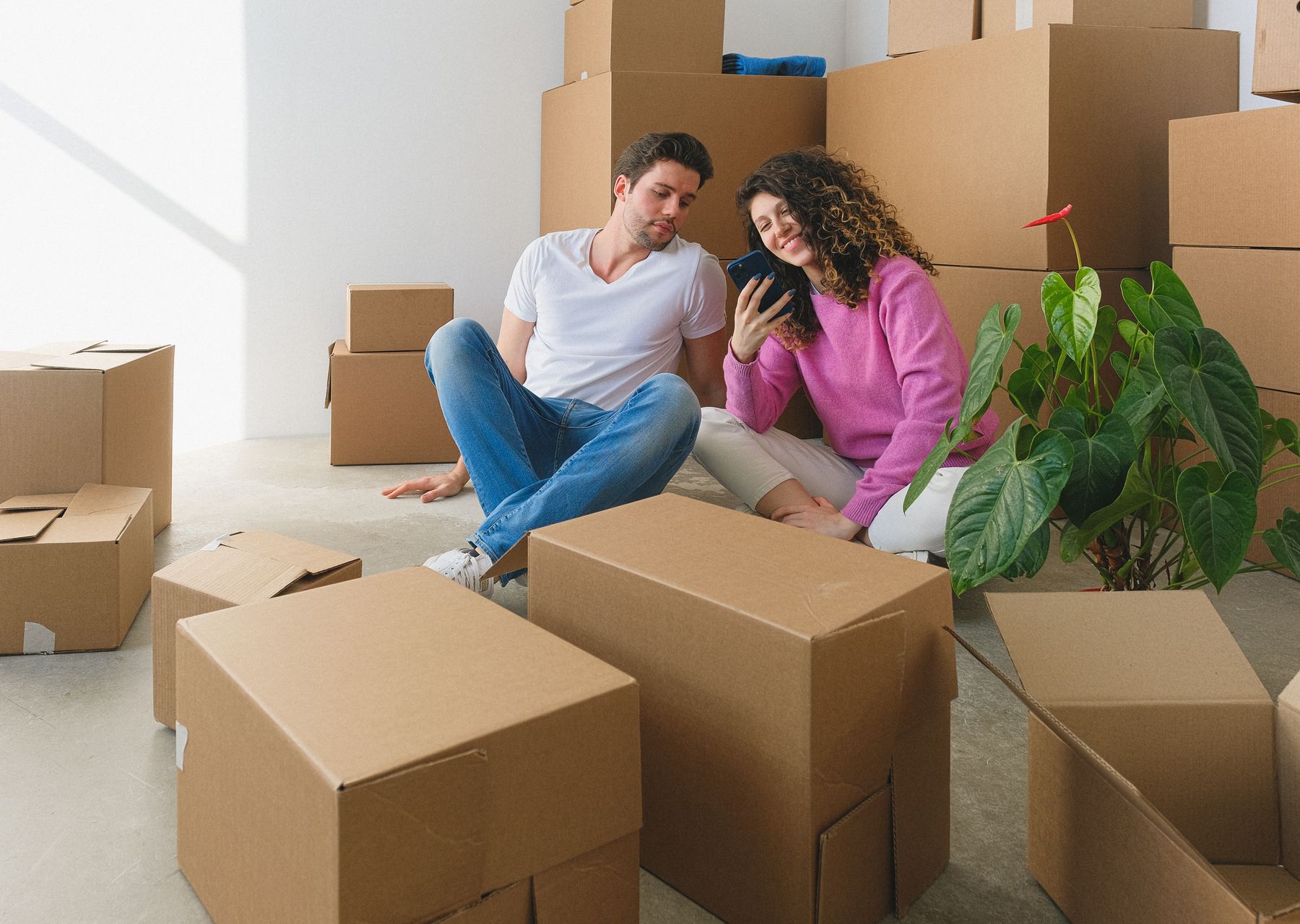 Professional removals crew at work — house removals Oxford