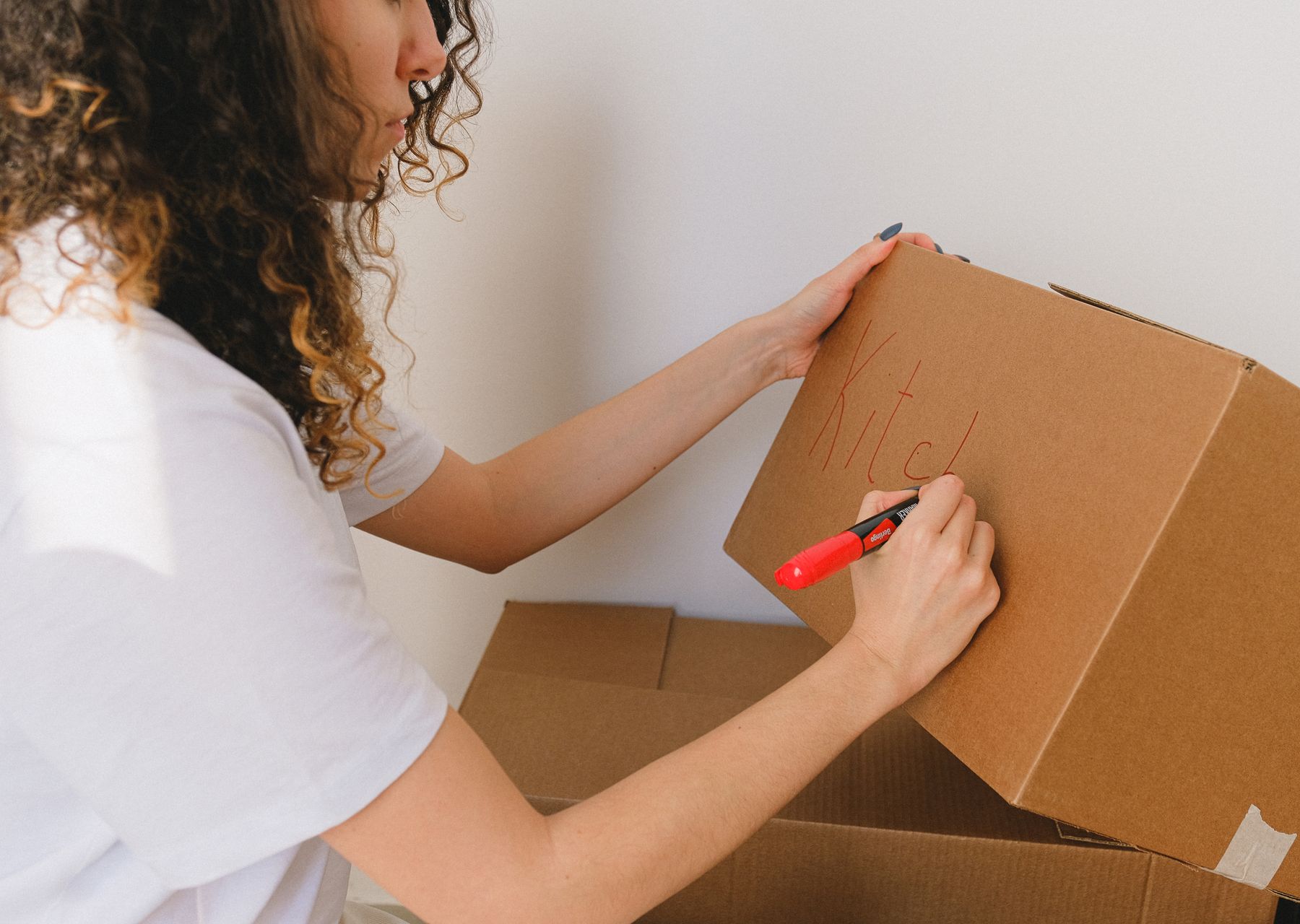 Same-day removals van loading — packing services in High Easter