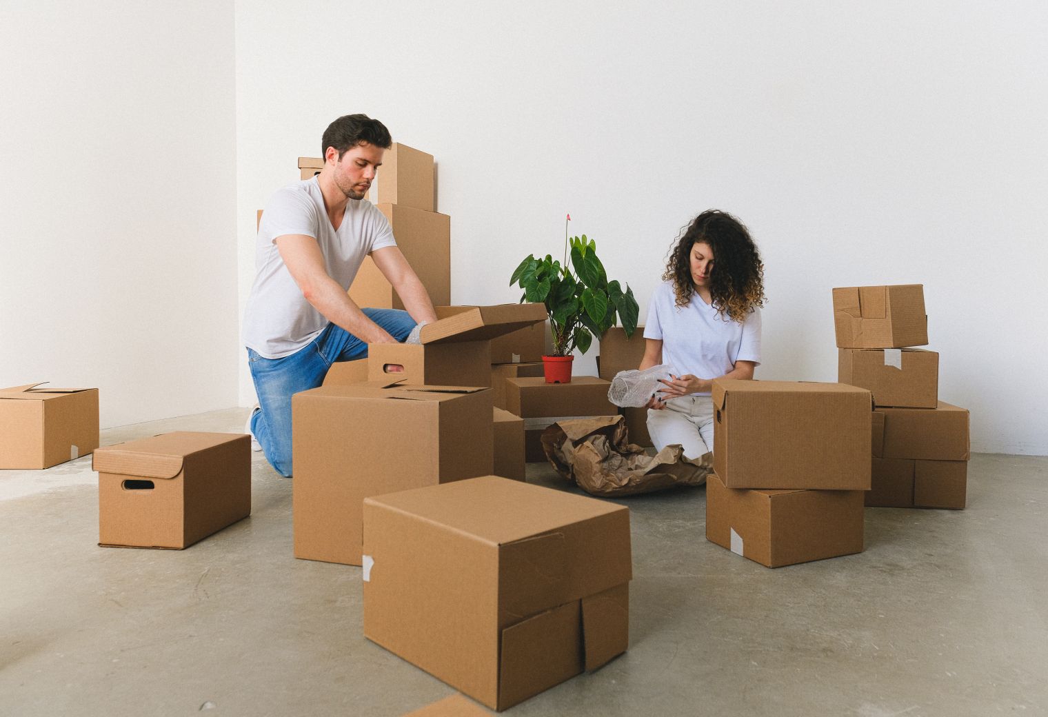 Anlaby — professional packers wrapping and boxing belongings