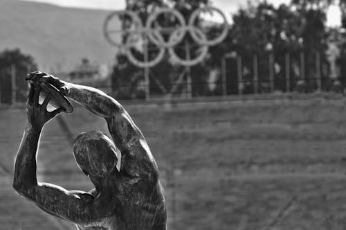 アート, オリンピック競技場, オリンピック選手, シルエットの無料の写真素材