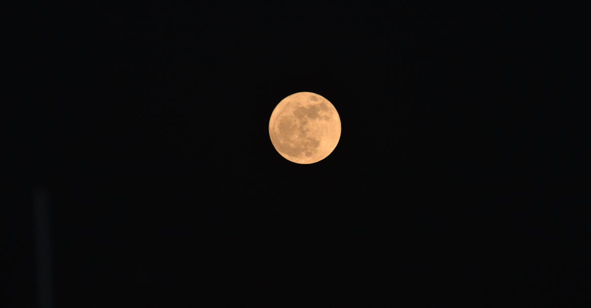 Free stock photo of fullmoon, moon, orange moon