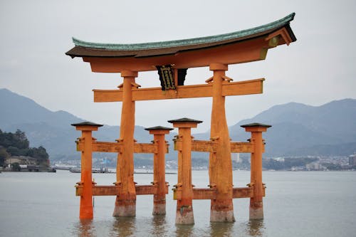 Free Photo of the Itsukushima Shrine, Hatsukaichi, Japan  Stock Photo