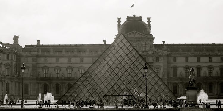 Louvre Museum At Daytime