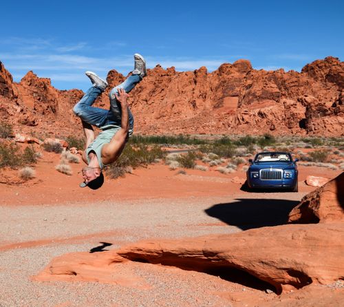 Free stock photo of backflip, canon, desert Stock Photo