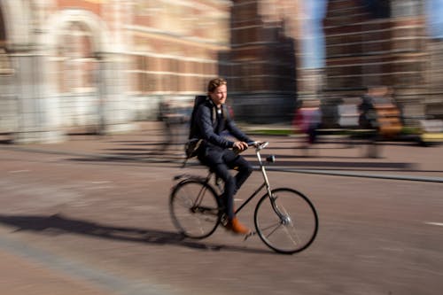 Free stock photo of amsterdam, bicycle, blurry background