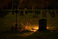 Silhouette of Graves