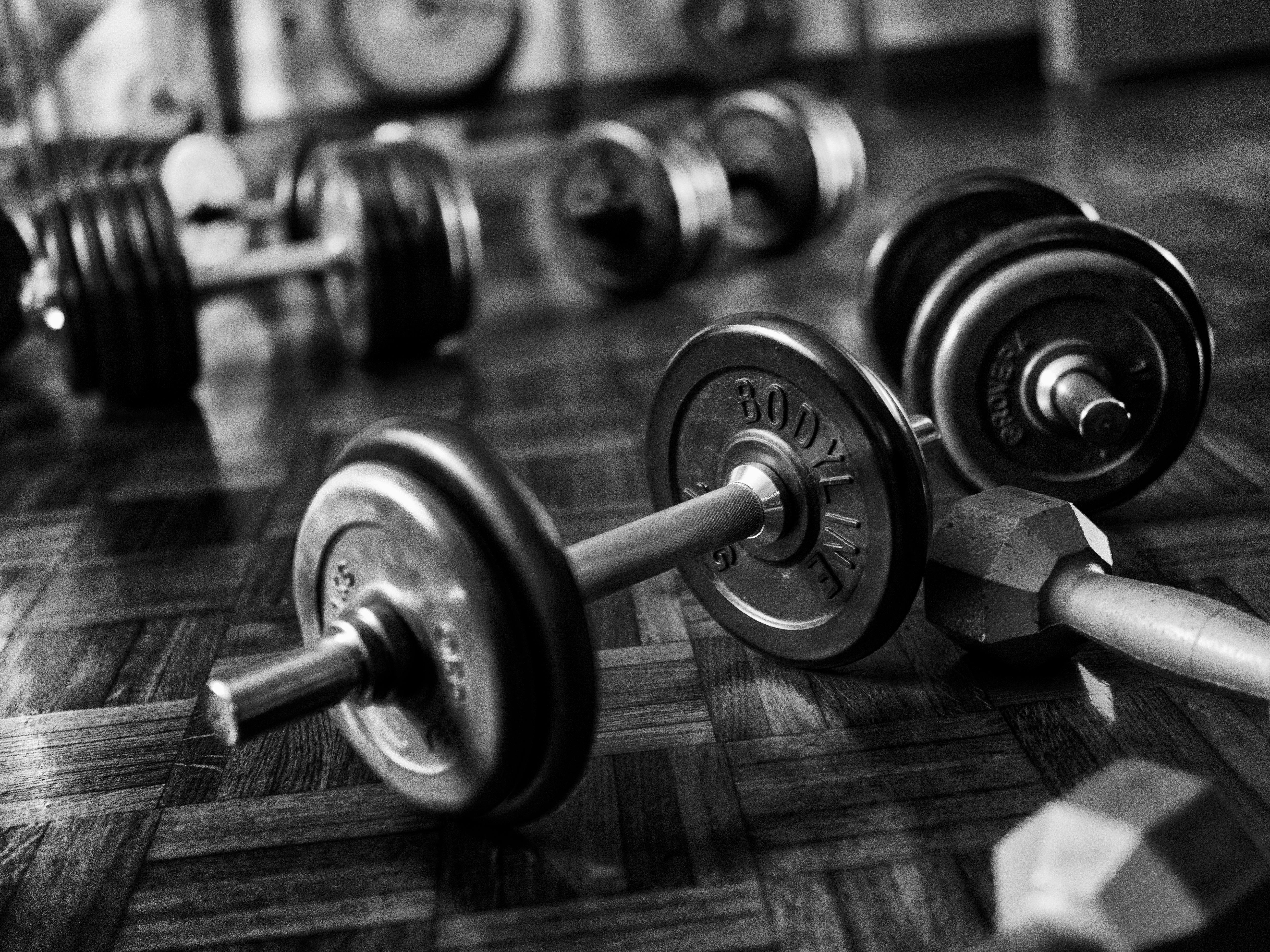 In the gym, rows of dumbbells provide options for strength training  Vertical Mobile Wallpaper AI Generated 31596891 Stock Photo at Vecteezy