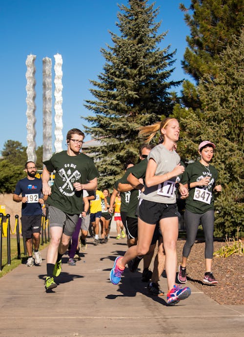 Free stock photo of 5k, fun, runners