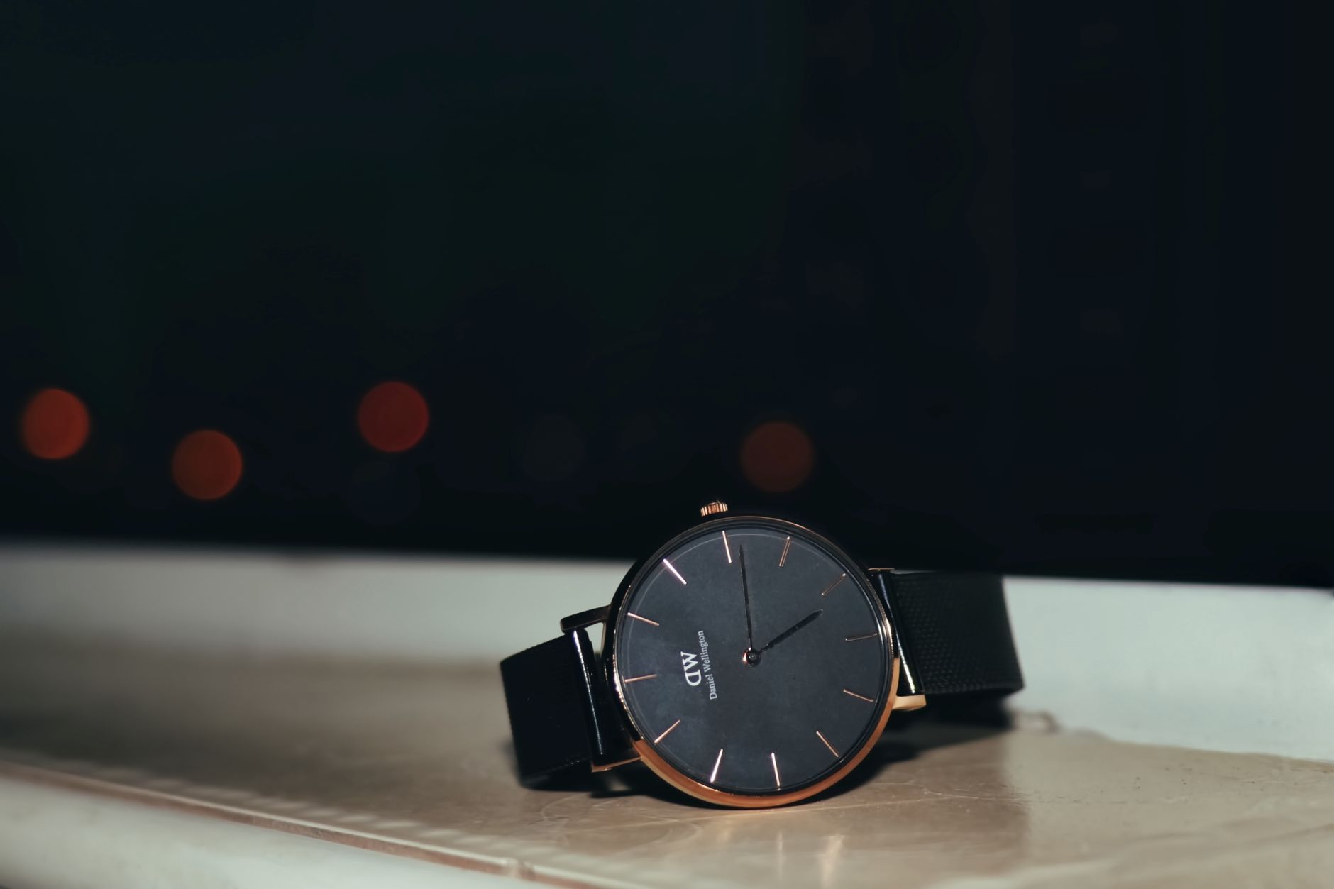 Daniel Wellington watch on wrist